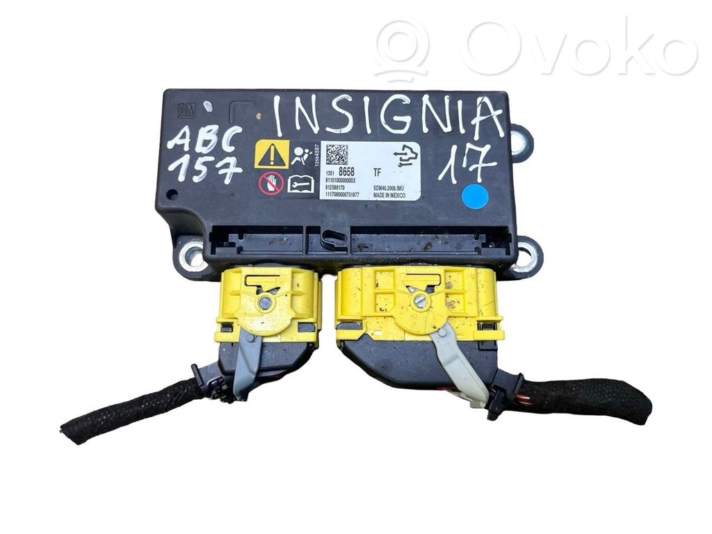 Opel Insignia B Airbag control unit/module 
