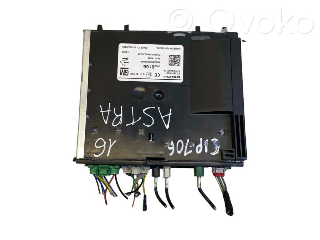 Opel Astra K GPS navigation control unit/module 