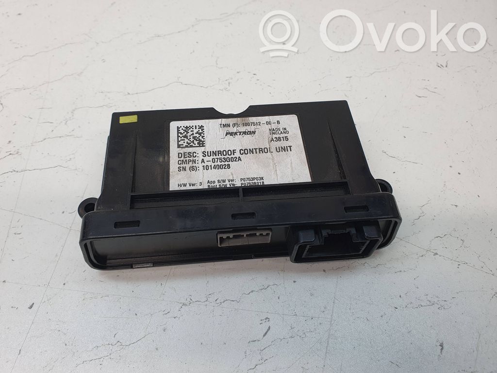 Other control units/modules   100751200B,100751200,1007512,100751200B