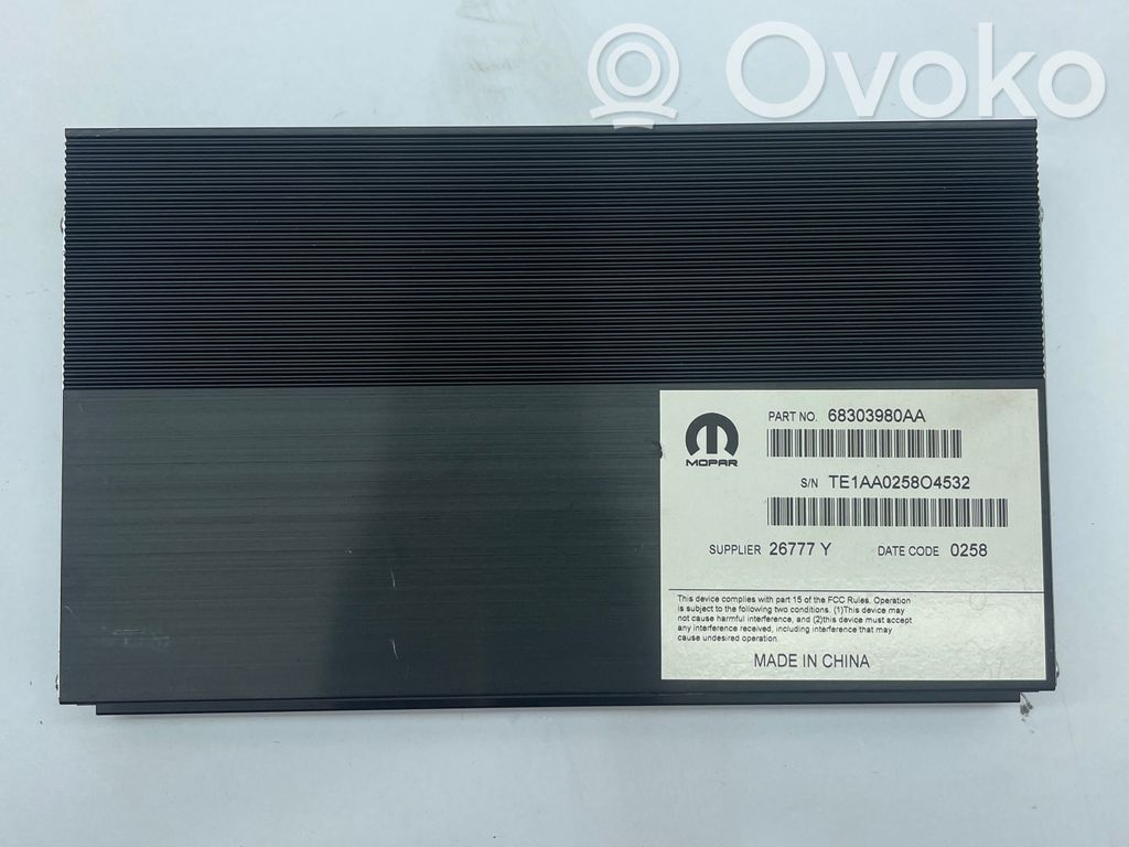 Amplificador de sonido   68303980AA,26777,TE1AA02580A532