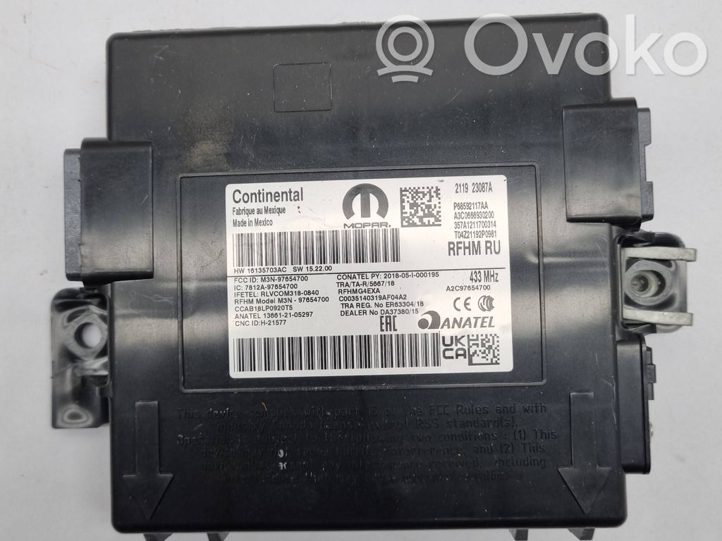 Chrysler Pacifica Other control units/modules 