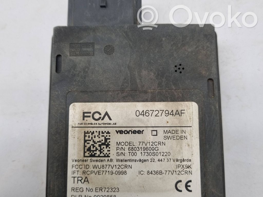 Moduł martwego pola   04672794AF,680319600G,8436B77V12C