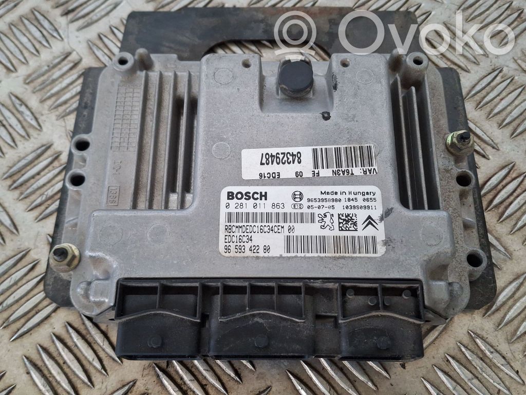 Peugeot 307 Engine control unit/module 