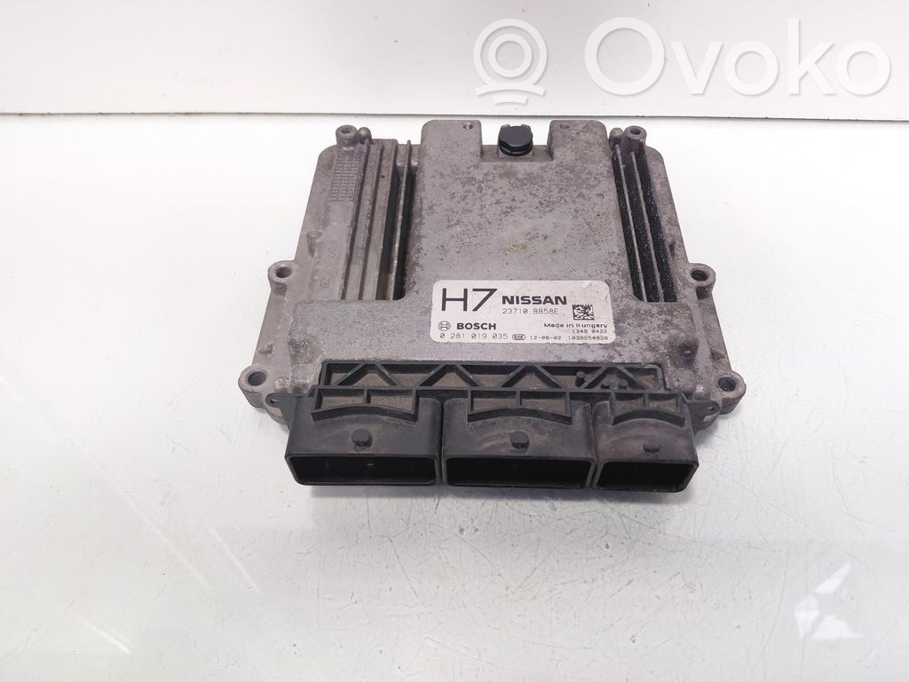 Nissan Qashqai Unité de commande, module ECU de moteur 