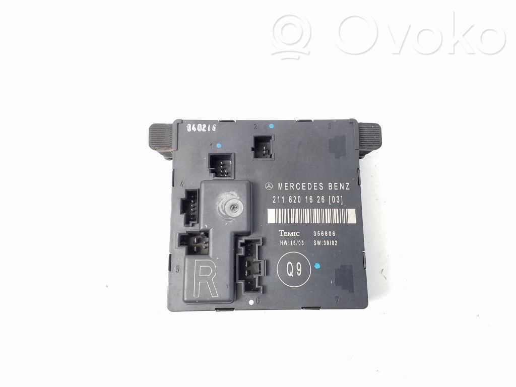 Mercedes-Benz E W211 Unidad de control/módulo de la puerta 
