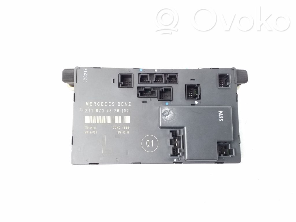 Mercedes-Benz E W211 Door control unit/module 