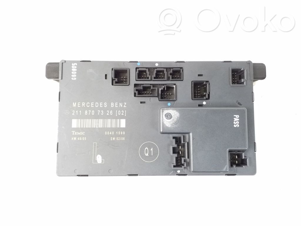 Mercedes-Benz E W211 Door control unit/module 