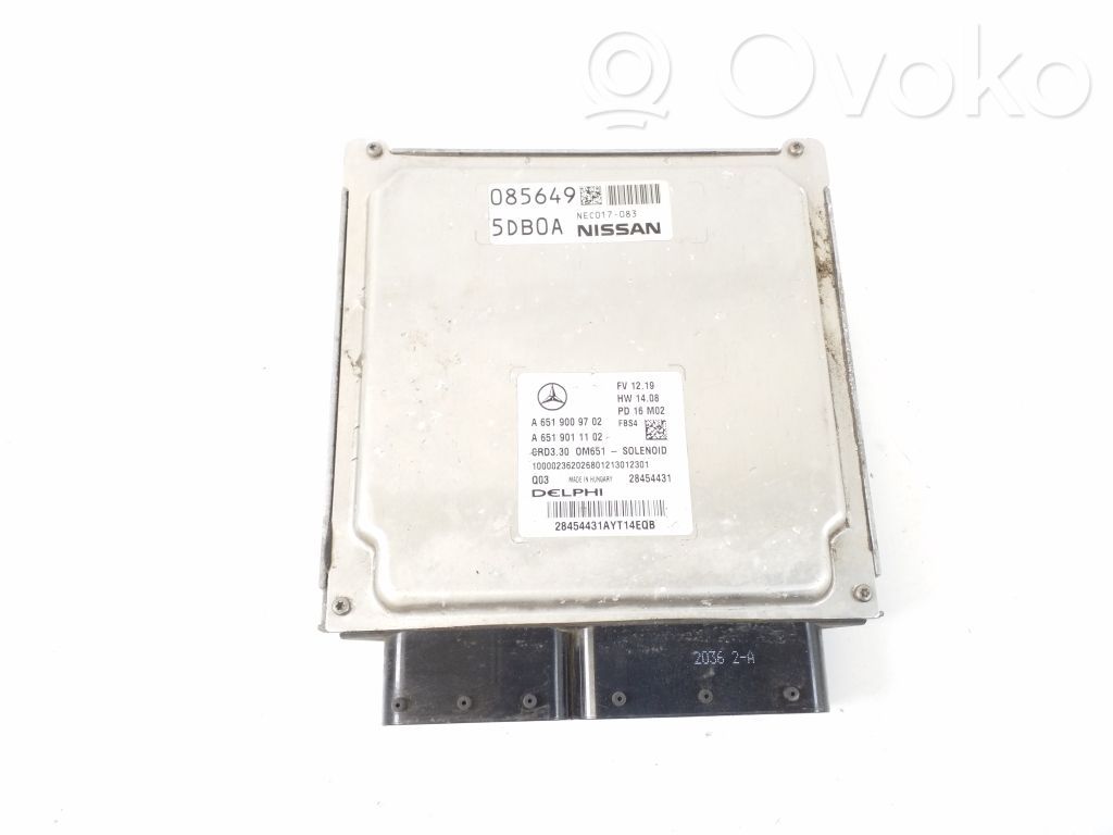 Engine control unit/module   A6519009702