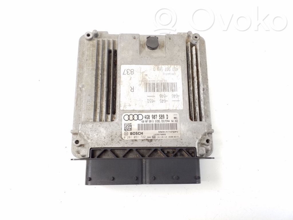 Audi A7 S7 4G Engine control unit/module 