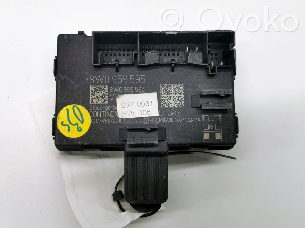 Audi A4 S4 B9 Durvju vadības bloks 