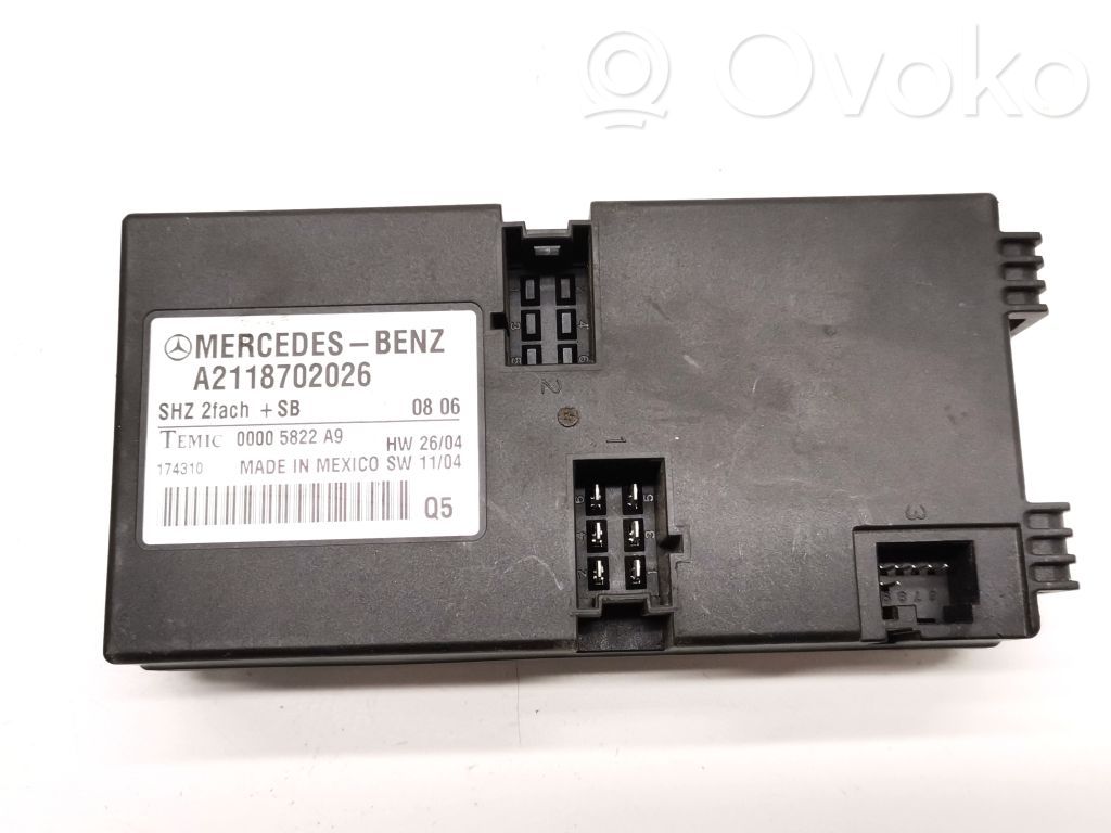 Mercedes-Benz E W211 Autres unités de commande / modules 