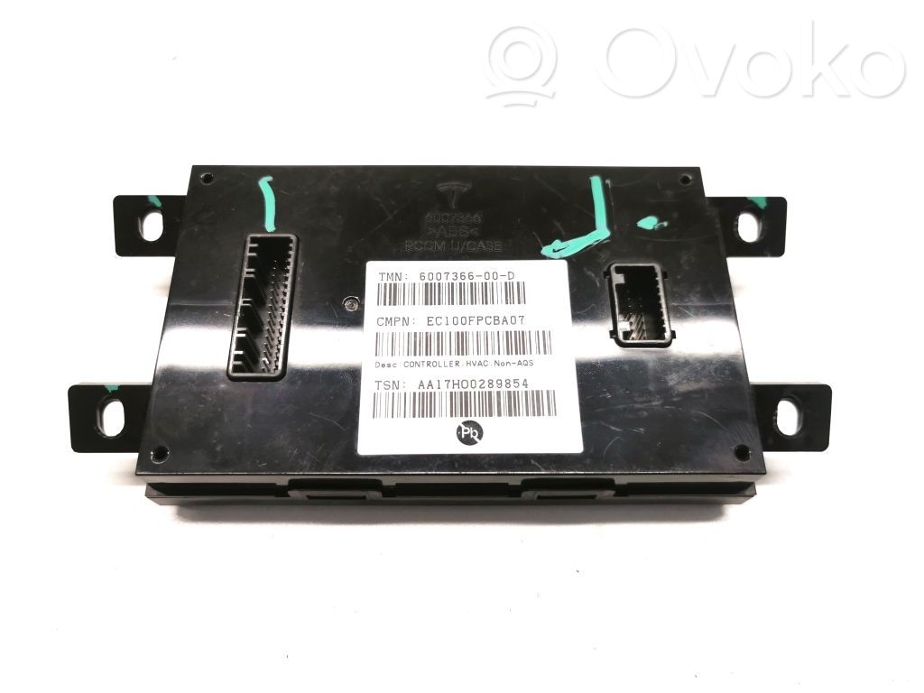 Tesla Model S Air conditioning/heating control unit 