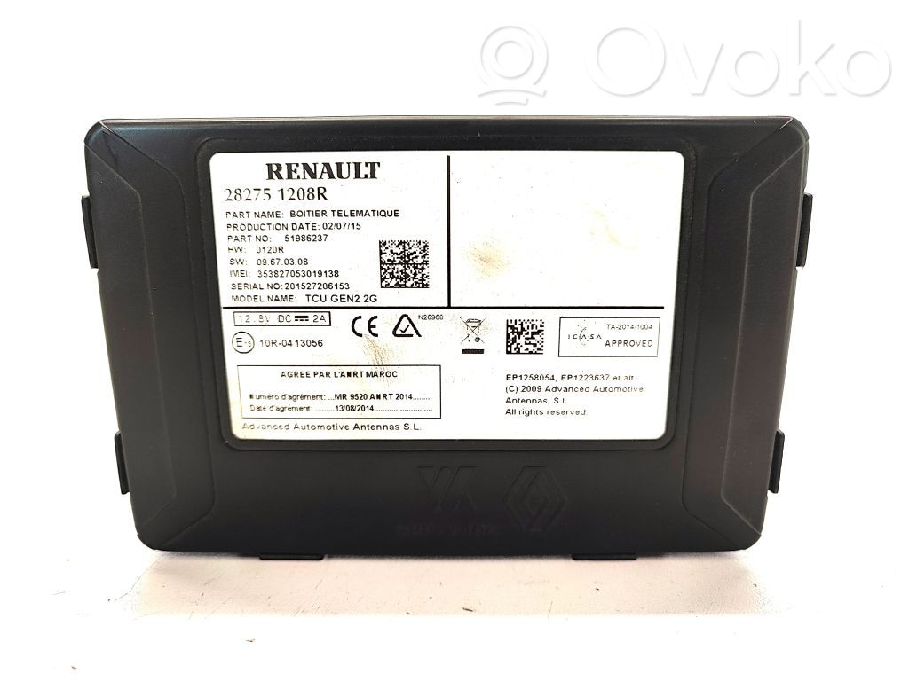 Renault Espace V (RFC) GPS navigation control unit/module 