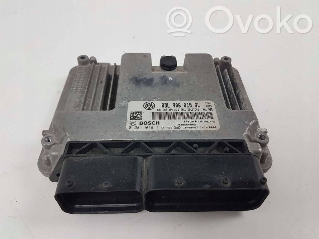 Skoda Superb B6 (3T) Engine control unit/module 