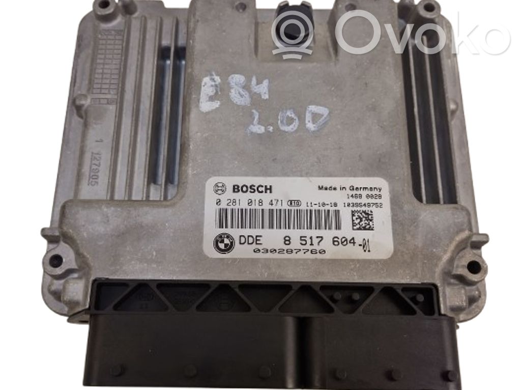 BMW X1 E84 Engine control unit/module ECU 