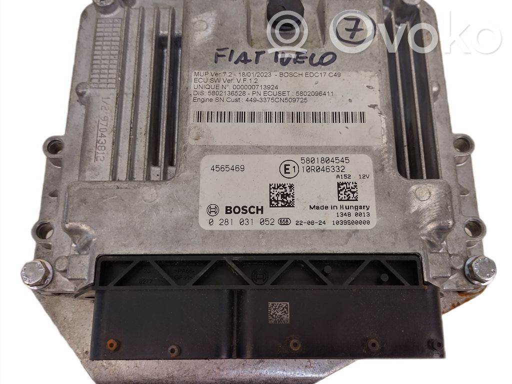 Engine control unit/module ECU   5801804545,0281031052