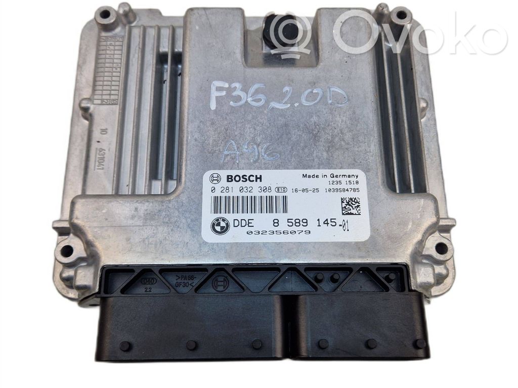 BMW 4 F36 Gran coupe Engine control unit/module 