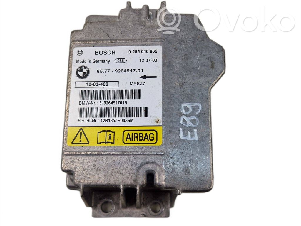 BMW Z4 E89 Airbag control unit/module 