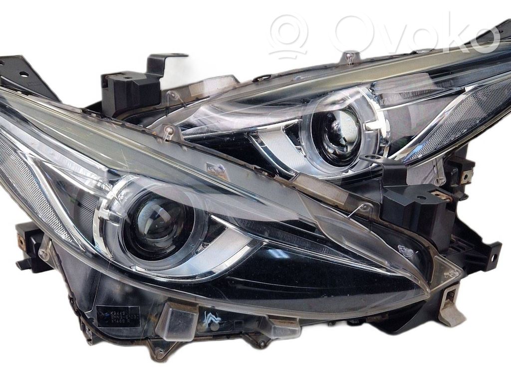 Mazda 3 II Lot de 2 lampes frontales / phare 
