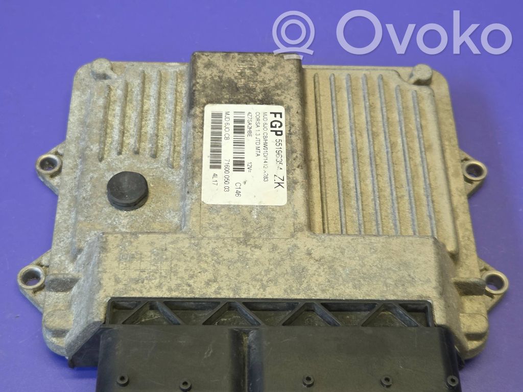 Opel Corsa C Engine control unit/module 