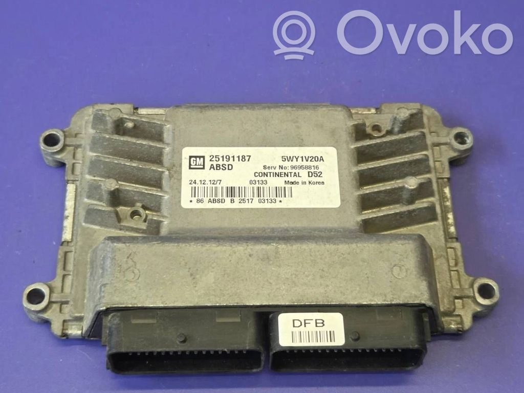 Chevrolet Spark Engine control unit/module ECU 