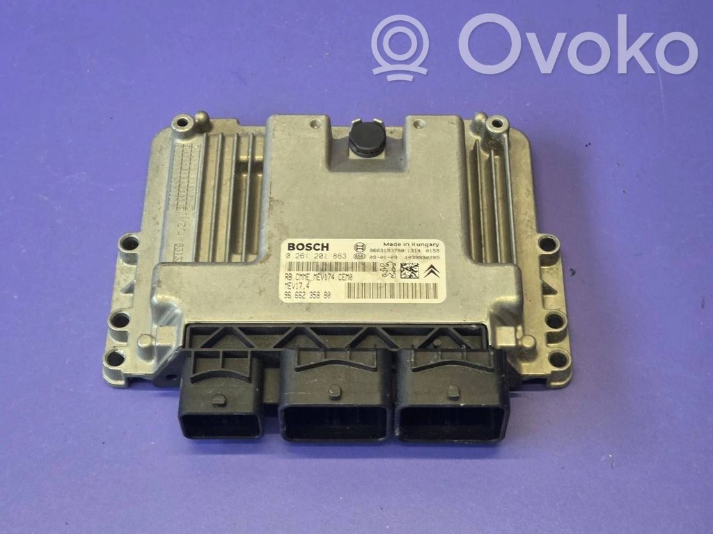 Peugeot 207 CC Engine control unit/module 