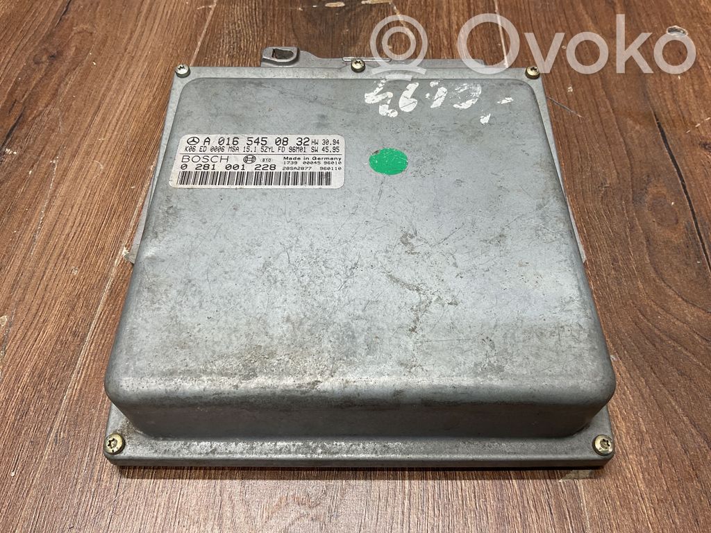 Engine control unit/module   A0165450832,0165450832,0281001228