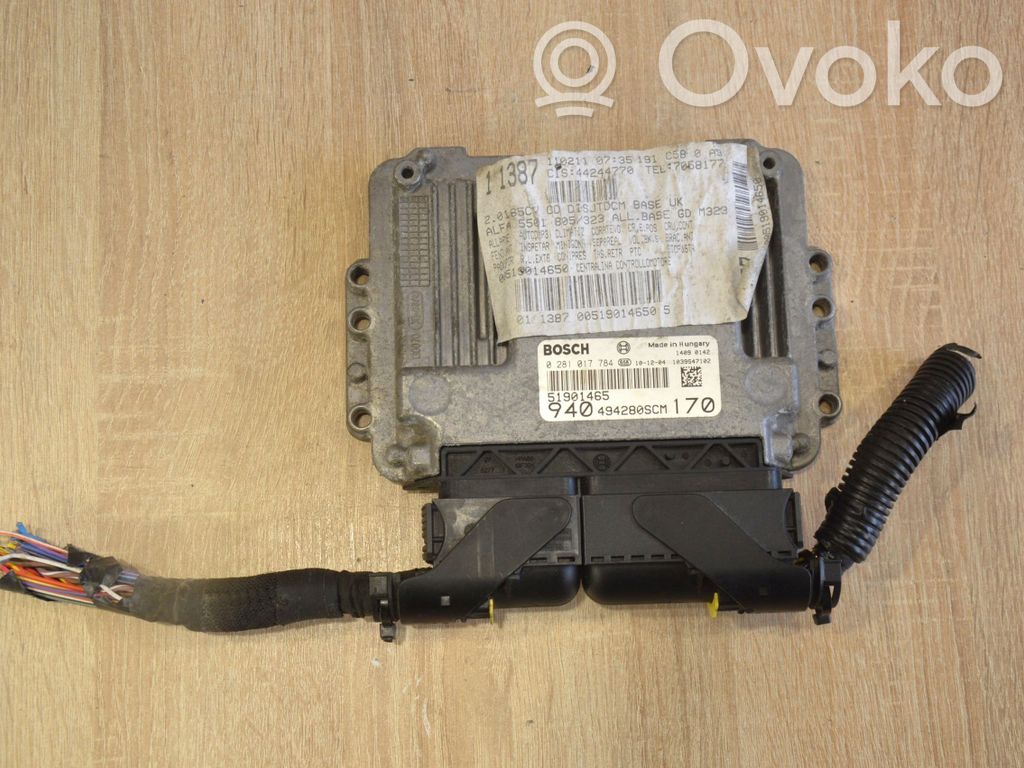 Alfa Romeo Giulietta Engine control unit/module 