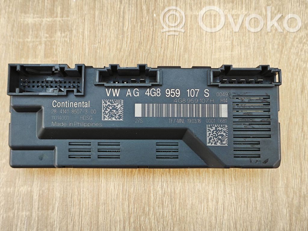 Tailgate/trunk control unit/module   4G8959107S