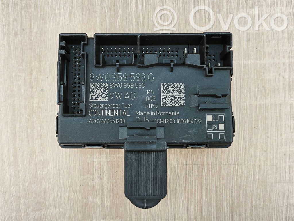 Unité de commande module de porte   8W0959593G