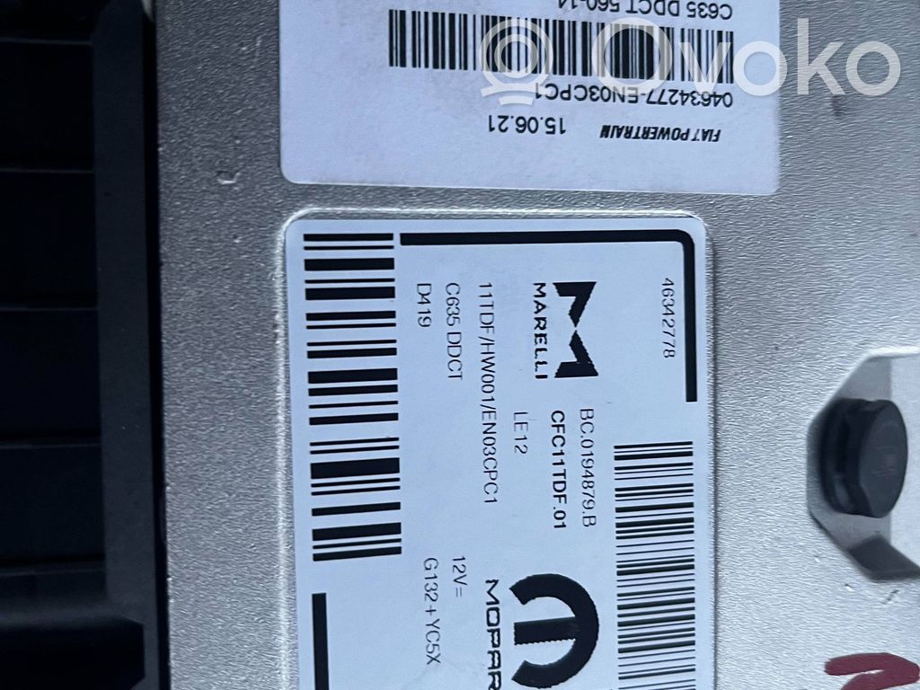 Jeep Renegade Gearbox control unit/module 