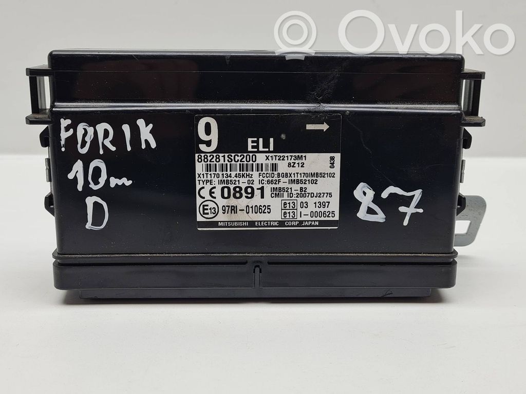 Subaru Forester SH Imobilaizera vadības bloks 