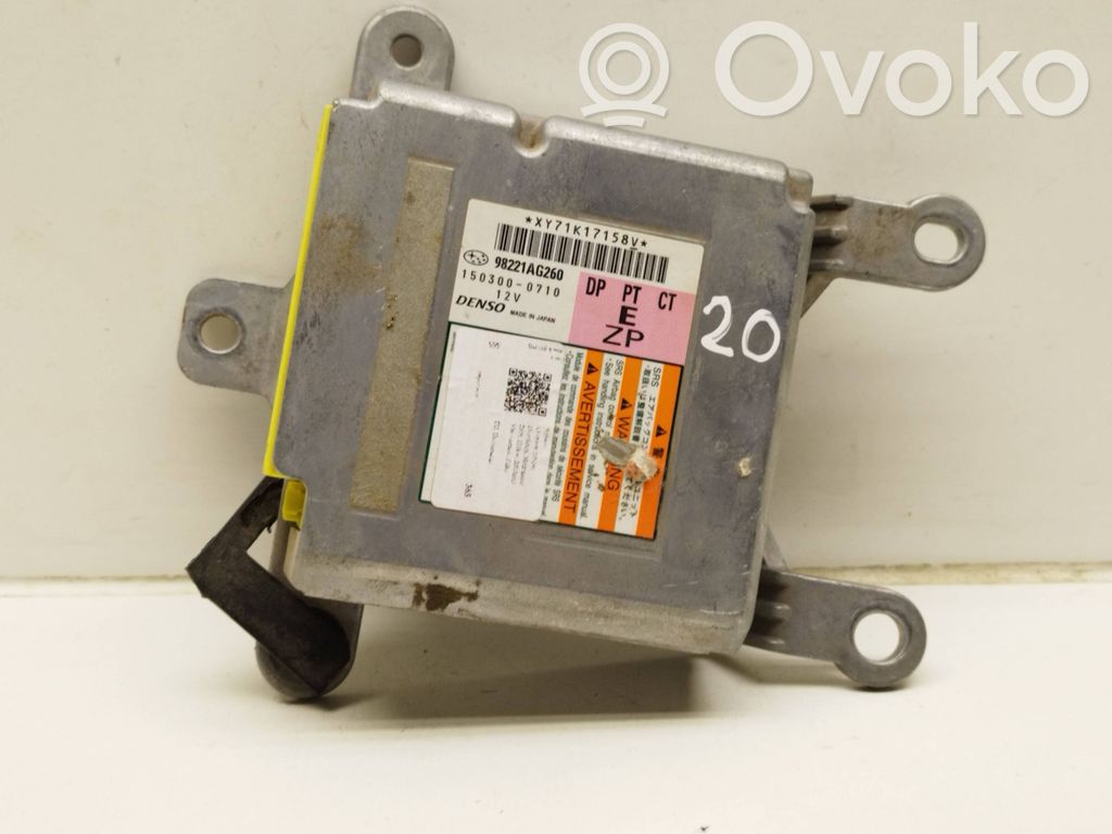 Airbag control unit/module   98221AG260,1503000710