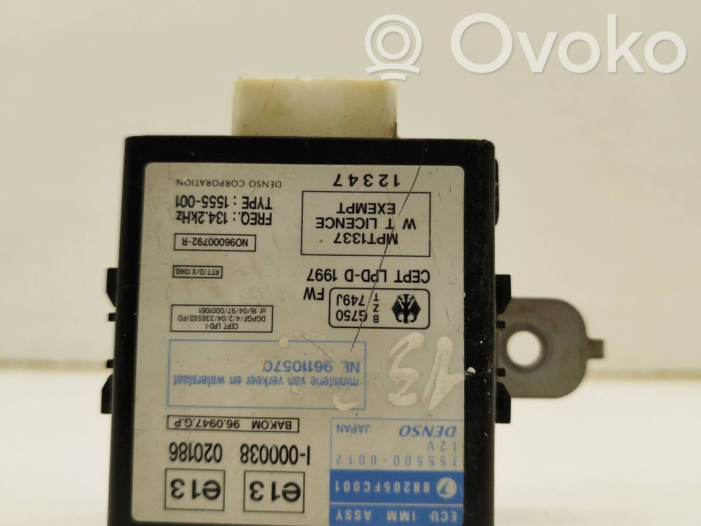 Subaru Forester SF Immobilizer control unit/module 