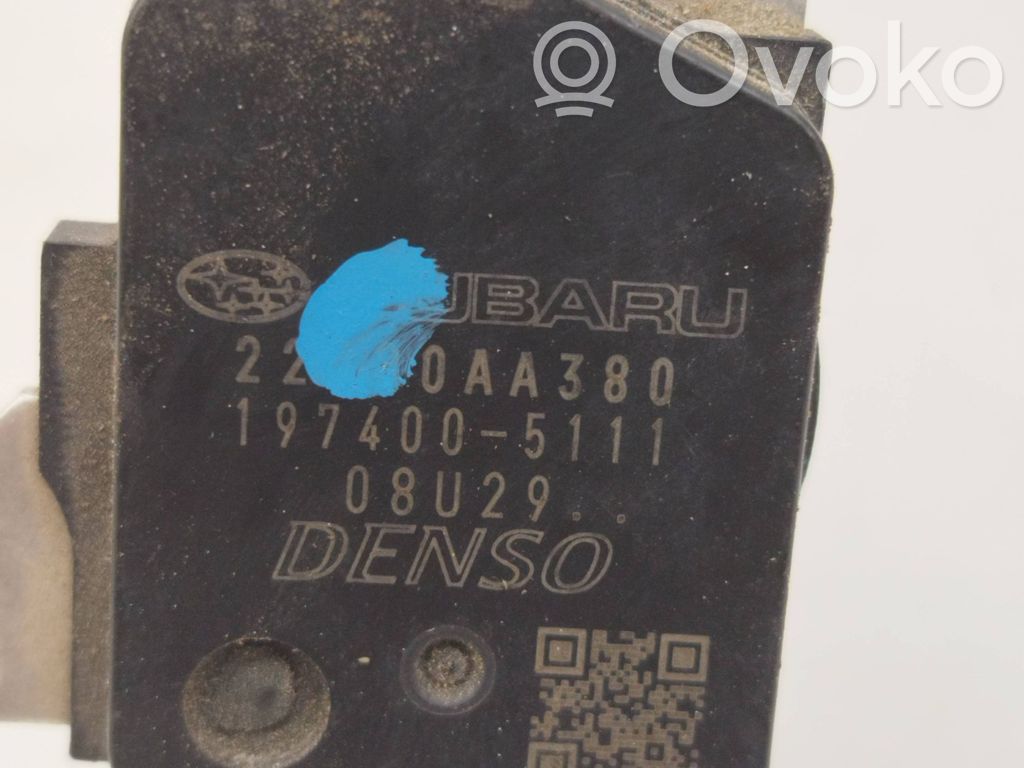 Subaru Legacy Mass air flow meter 