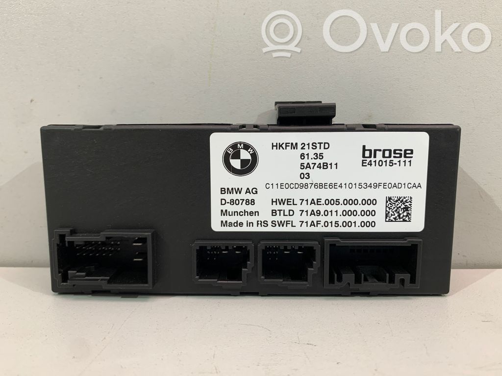 BMW 2 Active Tourer U06 Tailgate/trunk control unit/module 