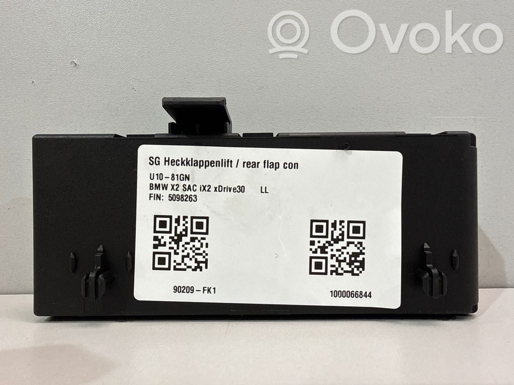 BMW X2 U10 Unité de commande / module de hayon 