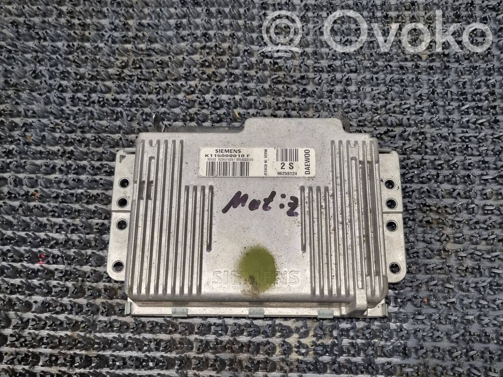 Daewoo Matiz Engine control unit/module 