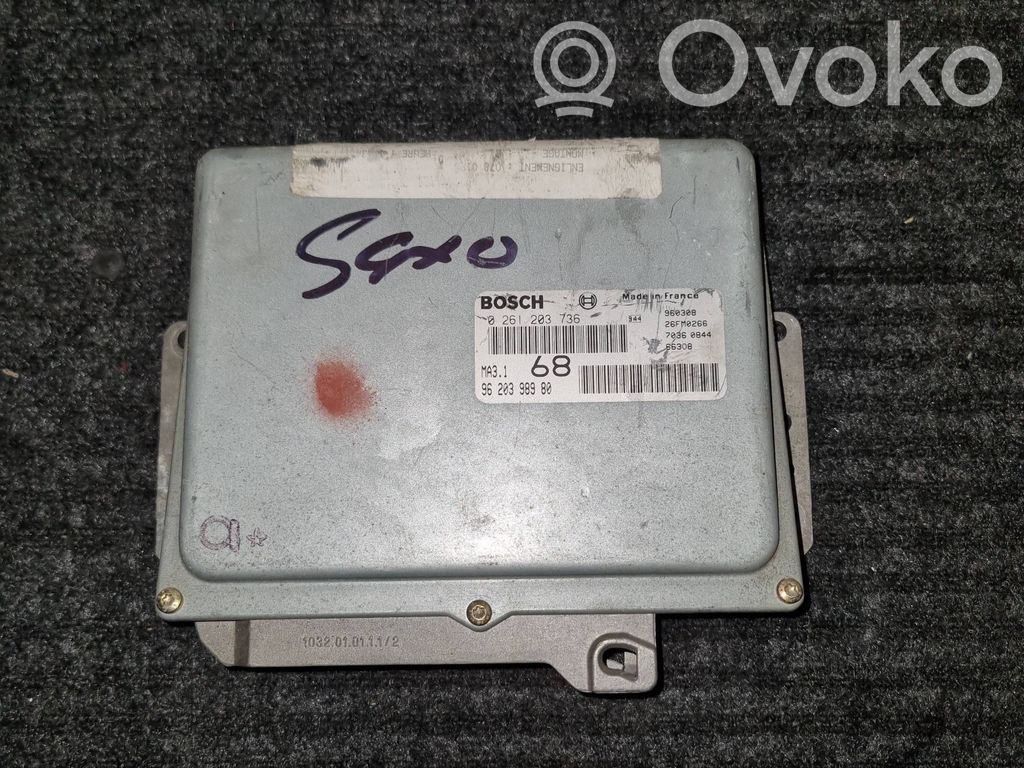 Citroen Saxo Engine control unit/module 