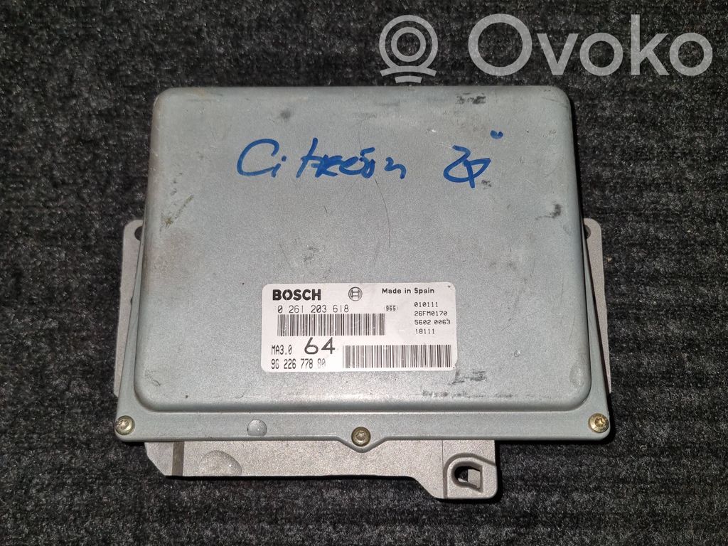 Citroen ZX Engine control unit/module 