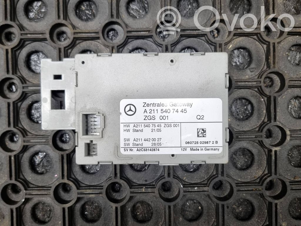 Mercedes-Benz E W211 Gateway control module 
