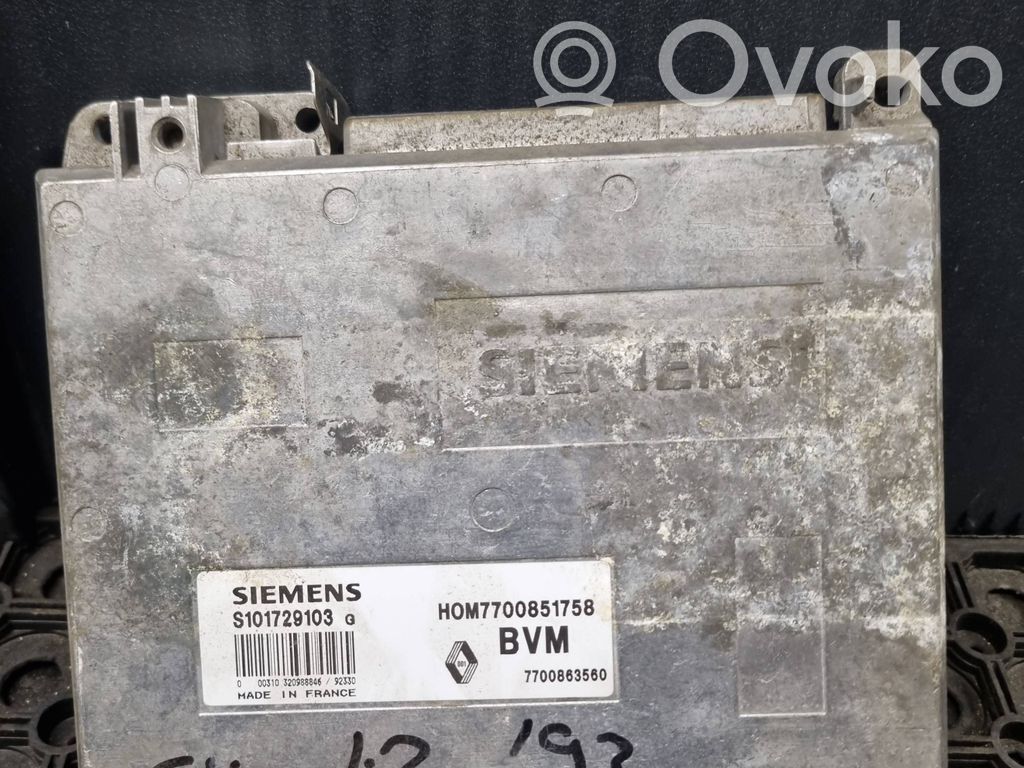 Renault Clio I Engine control unit/module 