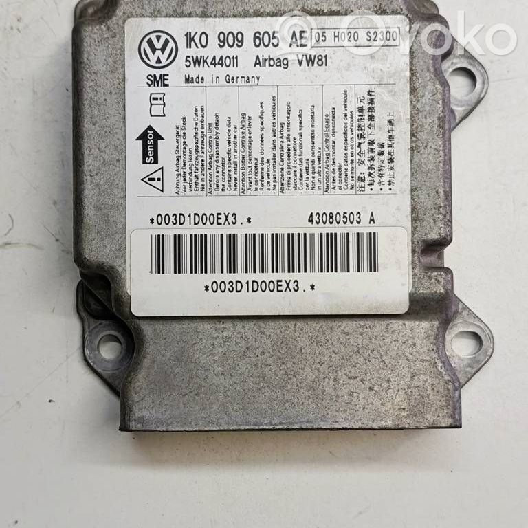 Volkswagen Scirocco Airbag control unit/module 