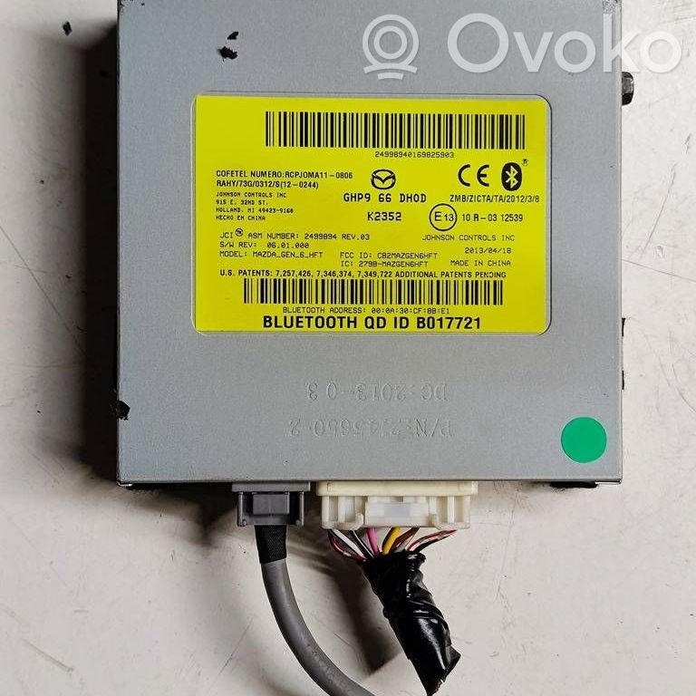 Mazda 6 Bluetooth control unit module 