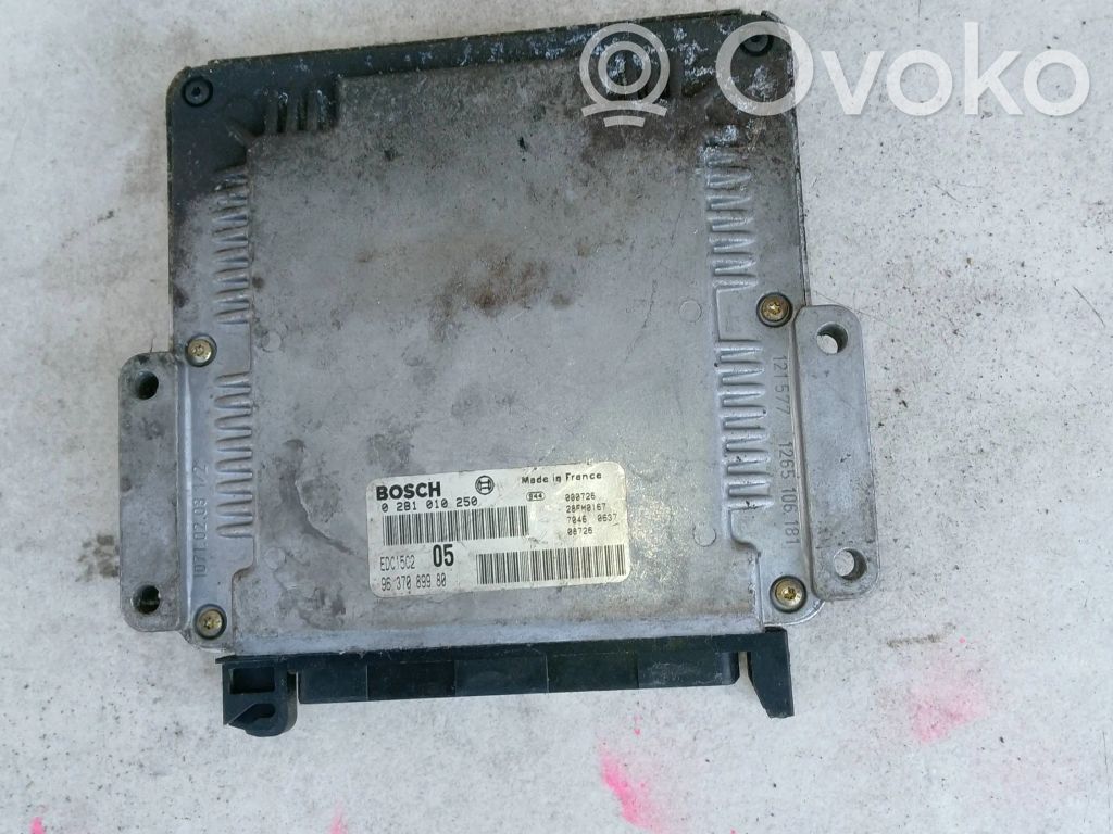 Peugeot 206 Engine control unit/module 