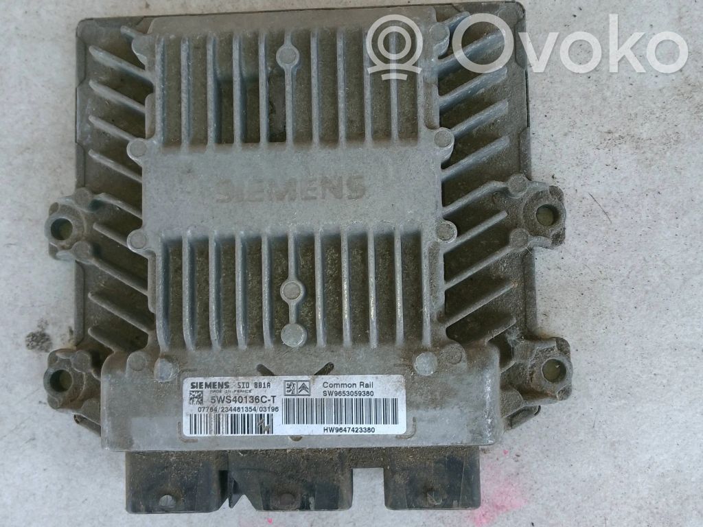 Citroen Berlingo Engine control unit/module 