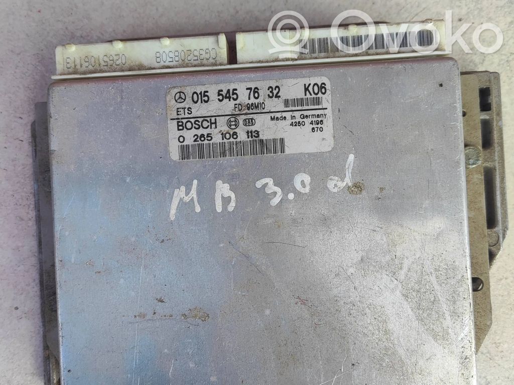 ESP (stability system) control unit   0155457632
