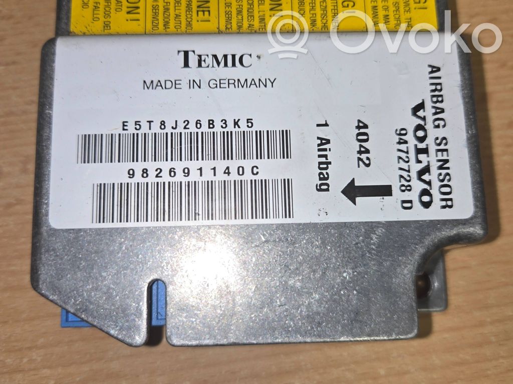 Volvo S70  V70  V70 XC Airbag control unit/module 