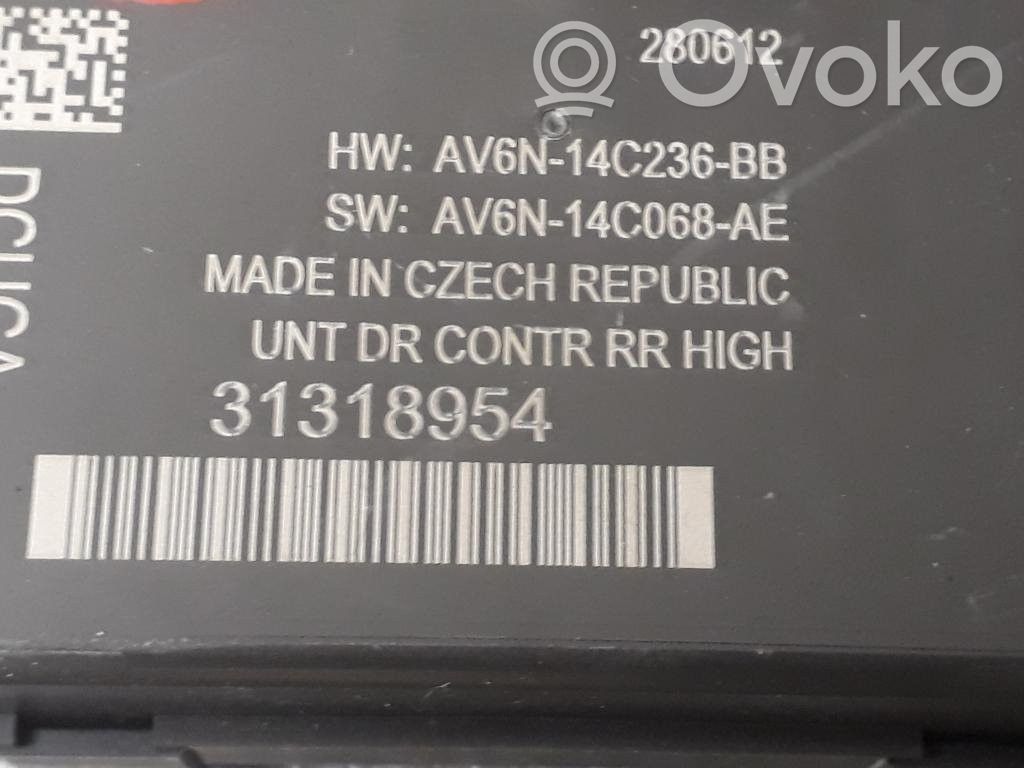 Volvo V40 Oven ohjainlaite/moduuli 