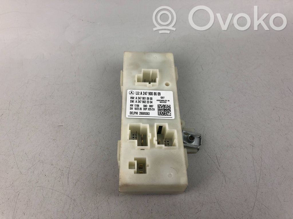 Mercedes-Benz EQA Tailgate/trunk control unit/module 